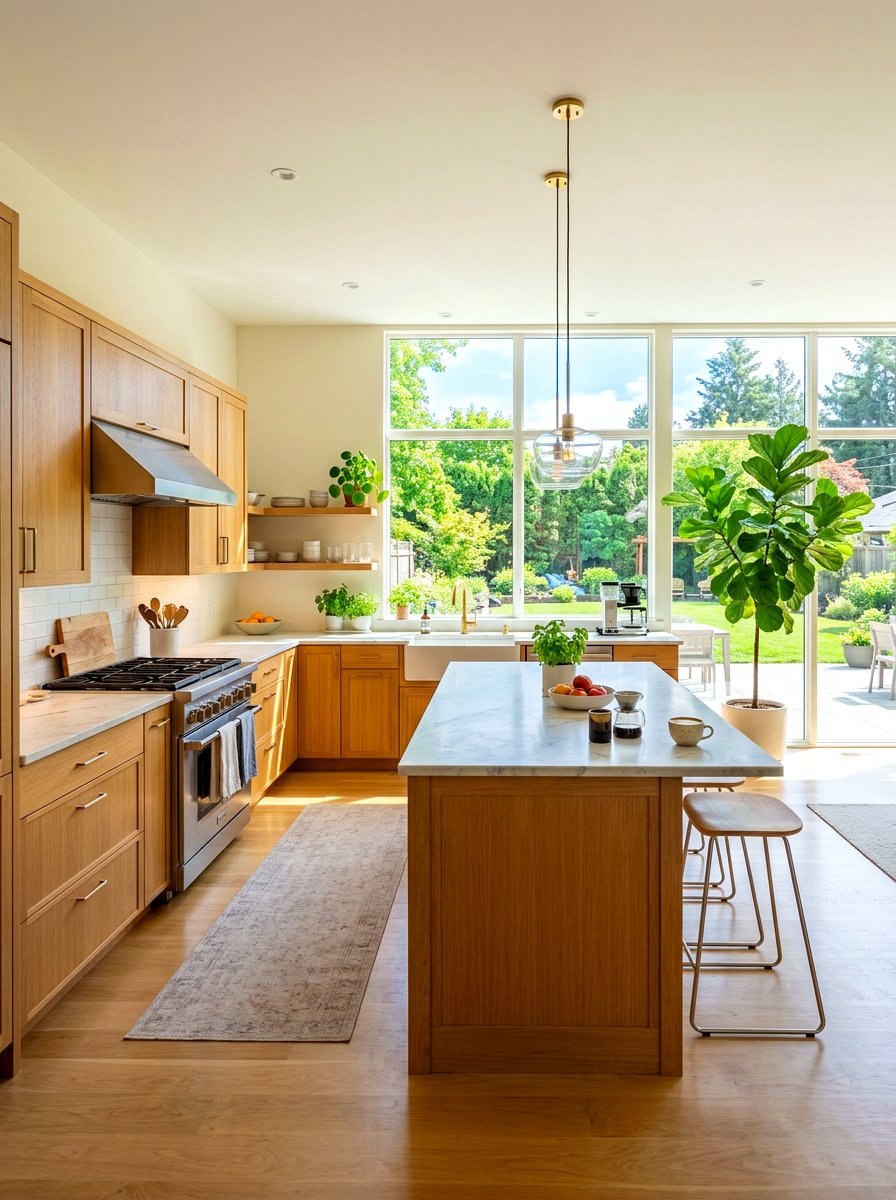 Latte kitchen natural light - 30 latte color kitchen ideas