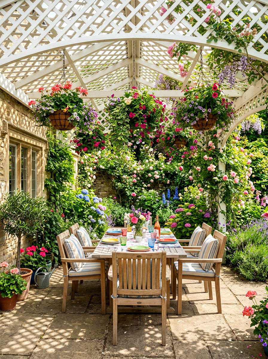 Lattice Roof - 30 patio shade ideas