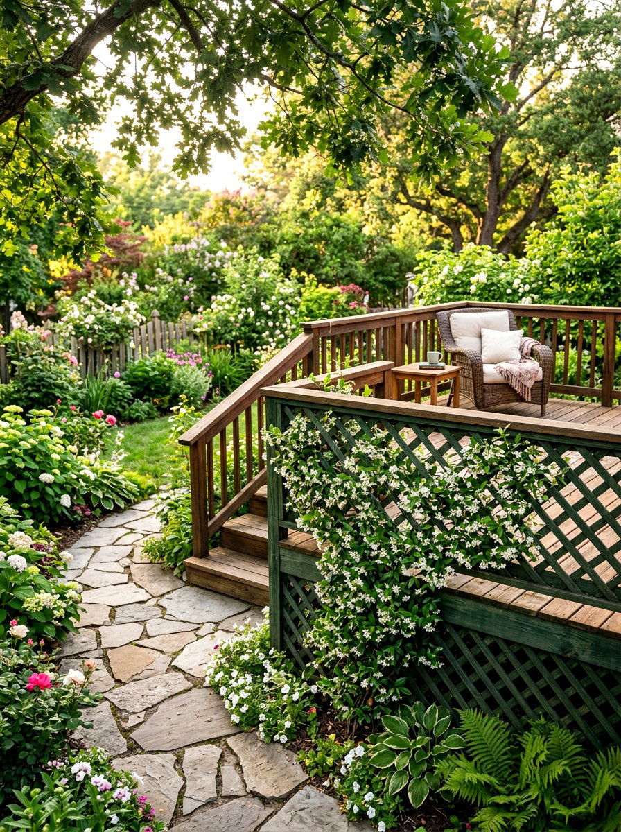 Lattice Wood Panel - 30 deck skirting ideas