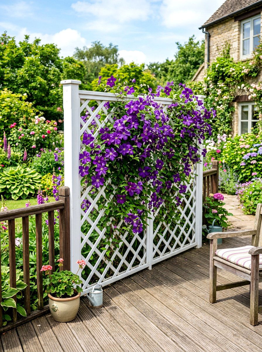 Lattice panel equipment screen - 30 pool equipment enclosure ideas