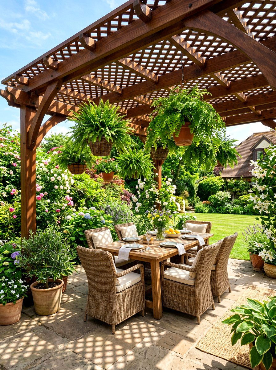 Lattice patio cover - 30 lattice screen patio ideas
