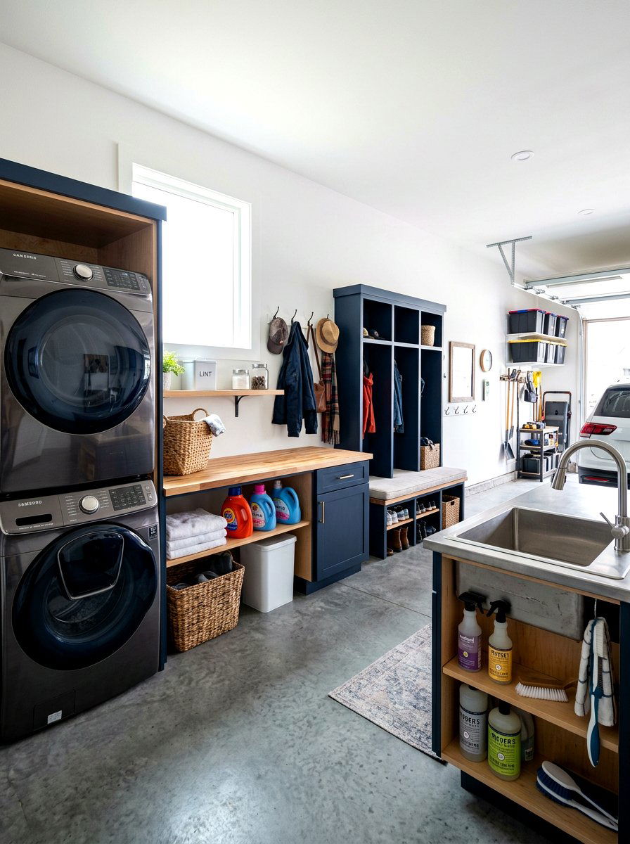 Laundry Mudroom Combo - 30 garage mudroom ideas