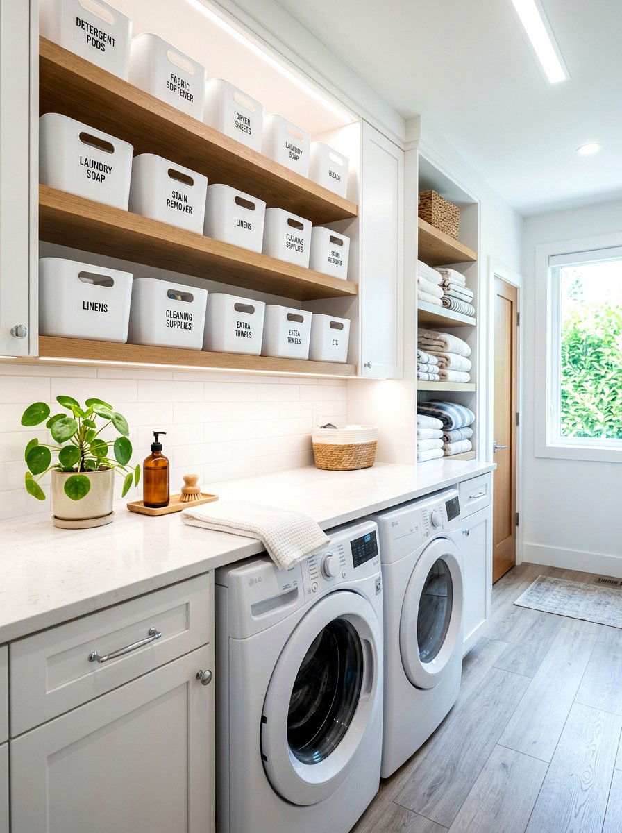 Laundry Room Box - 30 decorative box styling ideas