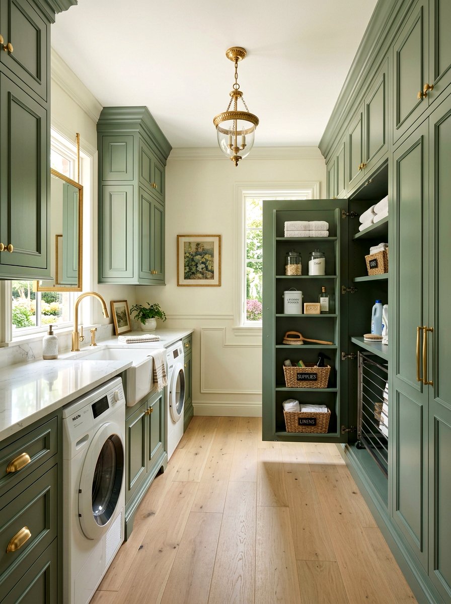 Laundry Room Cabinets - 30 laundry room organization ideas