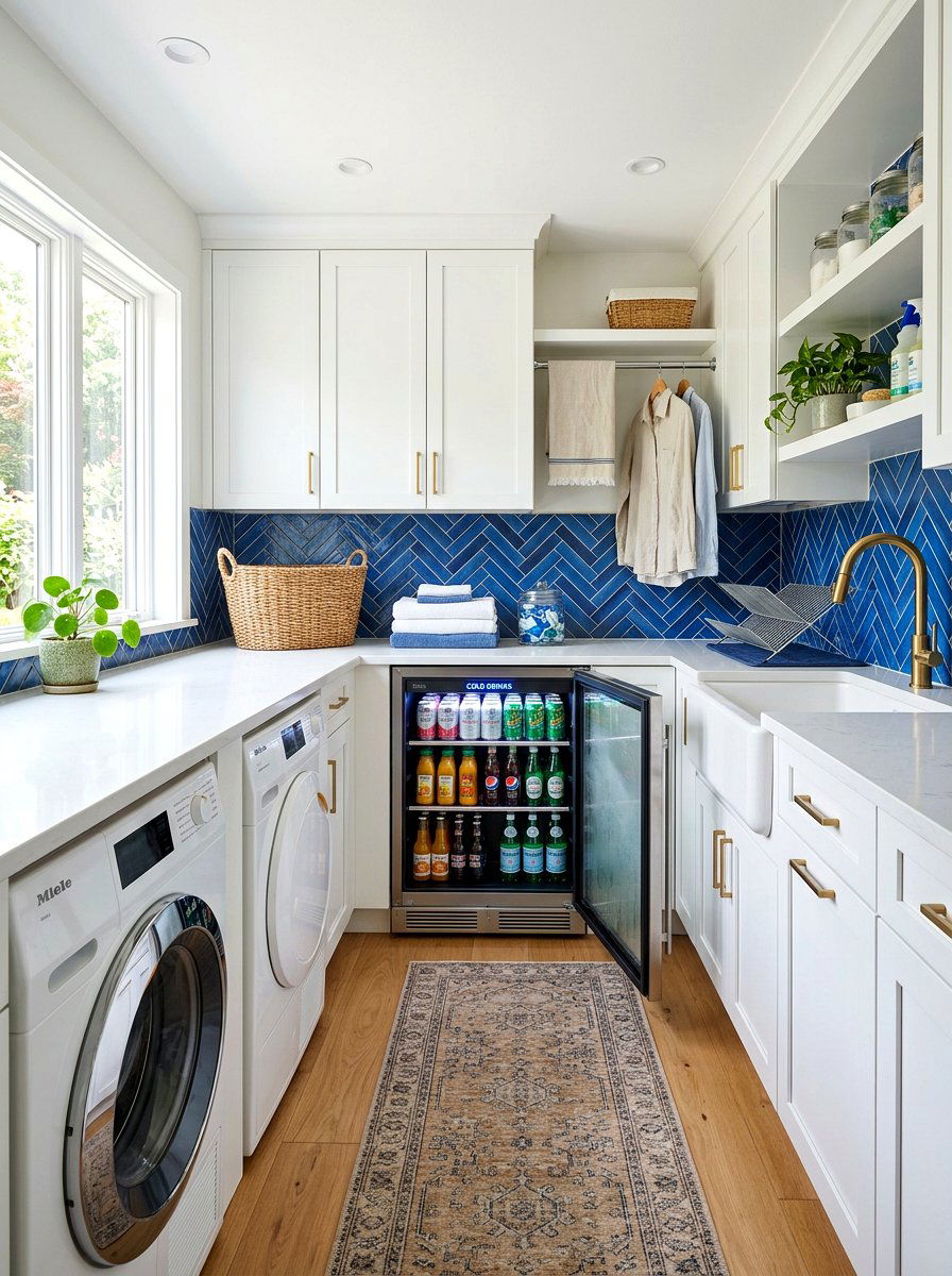 Laundry Room Cold Drinks - 30 beverage drawer ideas