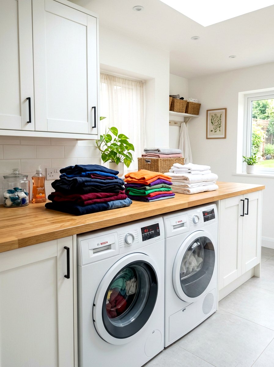 Laundry Room Countertop - 30 laundry sorting station ideas