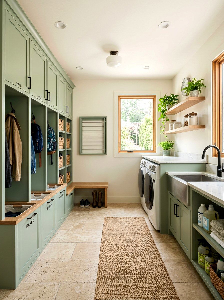 Laundry Room Drop Zone - 30 drop zone cabinet ideas