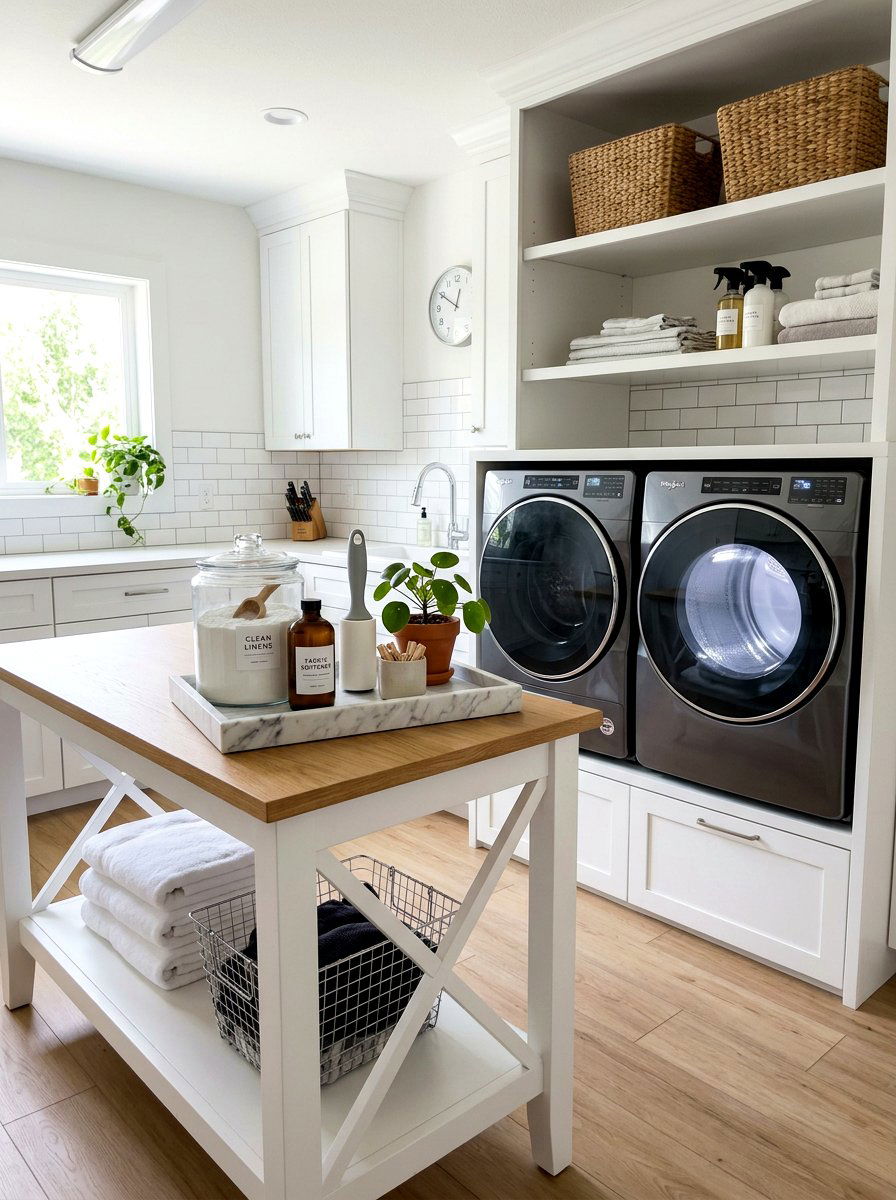 Laundry Room Folding Table Tray - 30 marble tray styling ideas