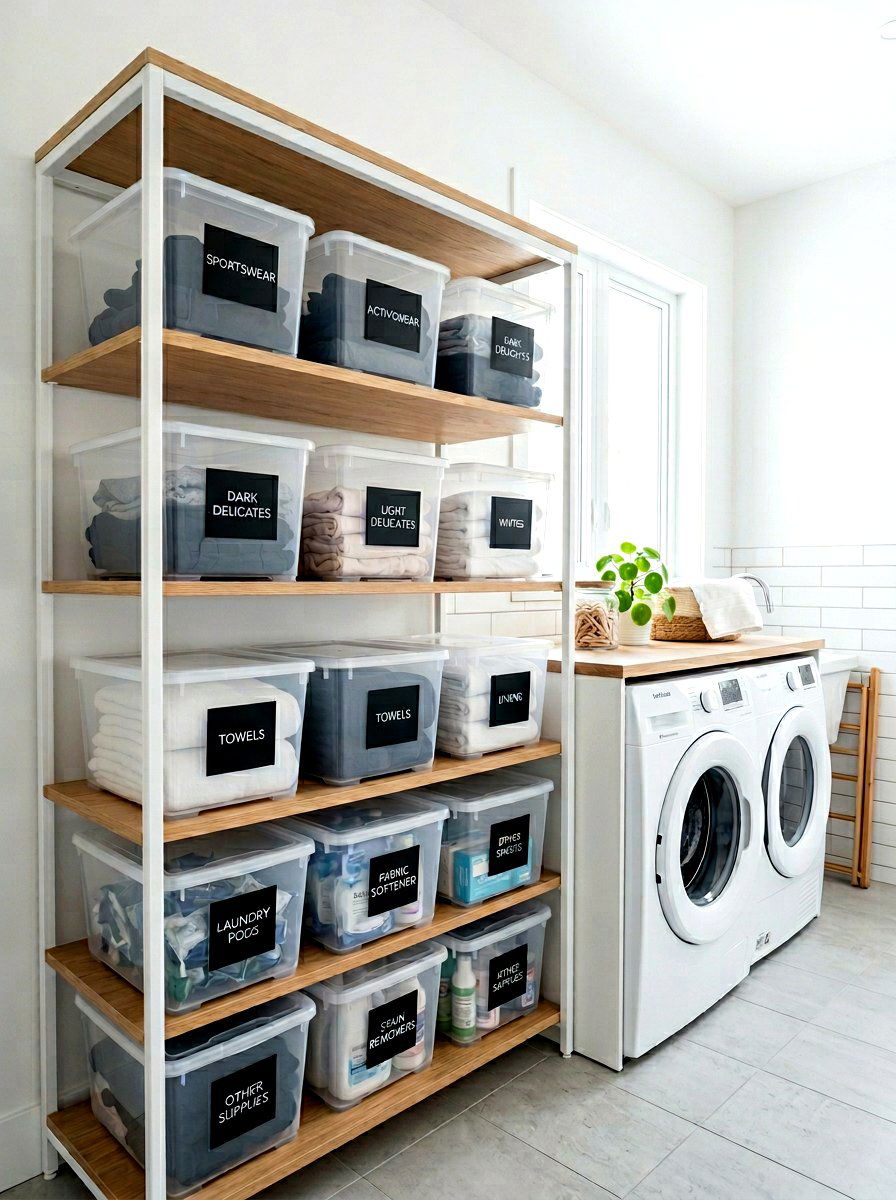 Laundry Room Labels - 30 laundry room organization ideas