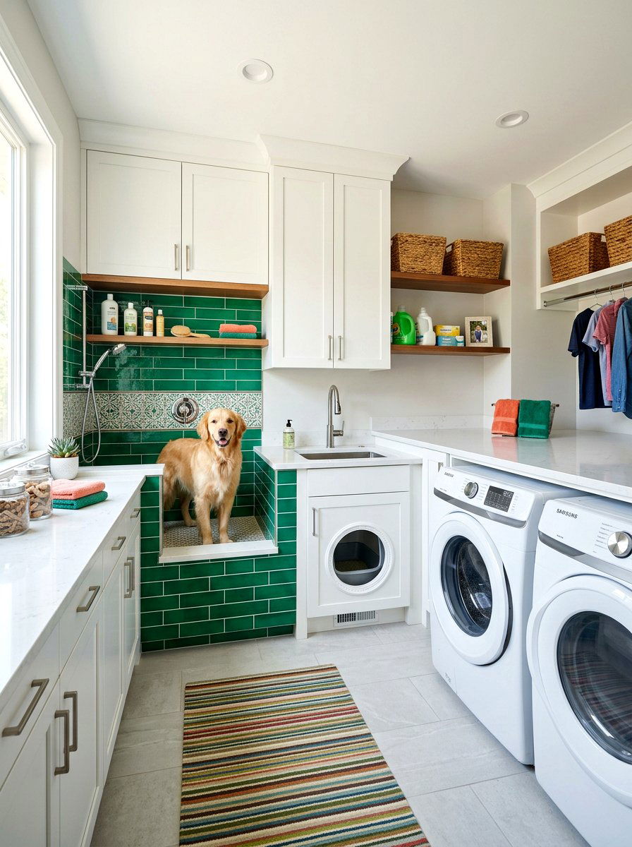 Laundry Room Pet Station - 30 stylish pet storage ideas