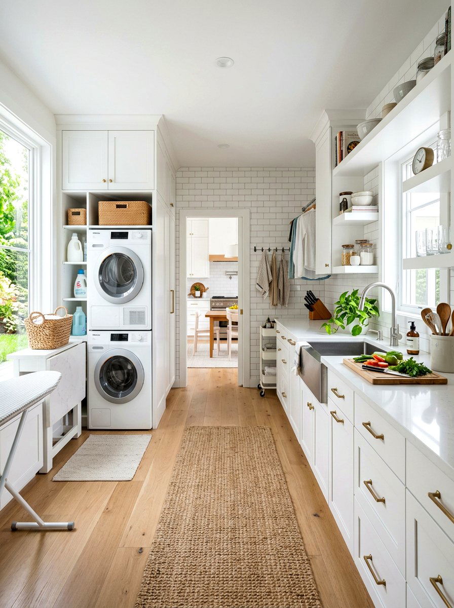 Laundry Room Scullery Hybrid - 30 small prep kitchen ideas