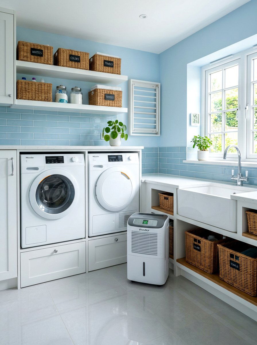Laundry Room With Moisture Control - 30 clean air room ideas