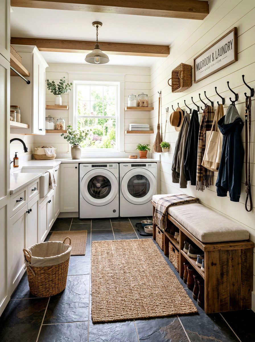 Laundry mudroom combo - 30 utility room ideas
