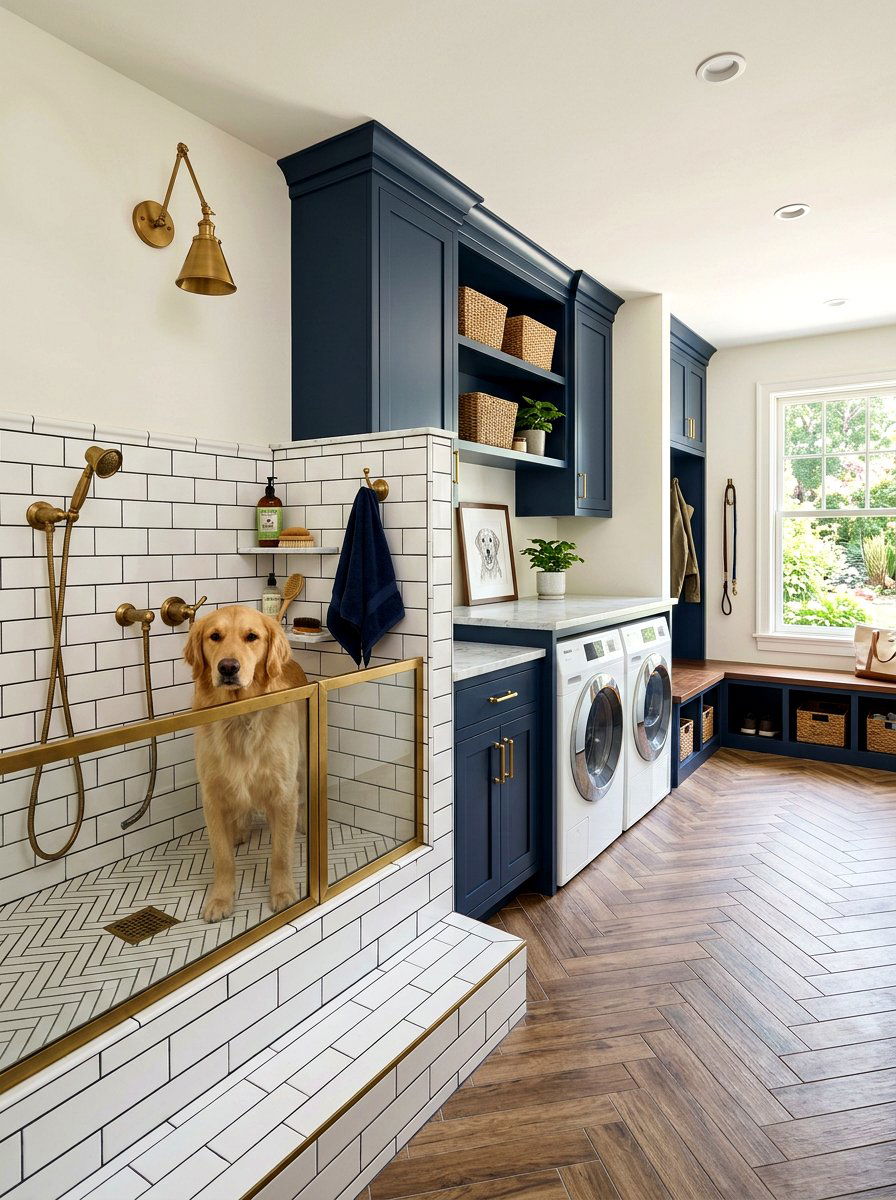 Laundry mudroom dog wash - 30 laundry room mudroom combo ideas