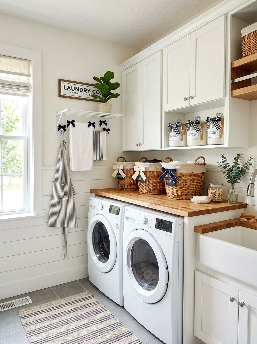 Laundry room bows - 30 bow decor ideas