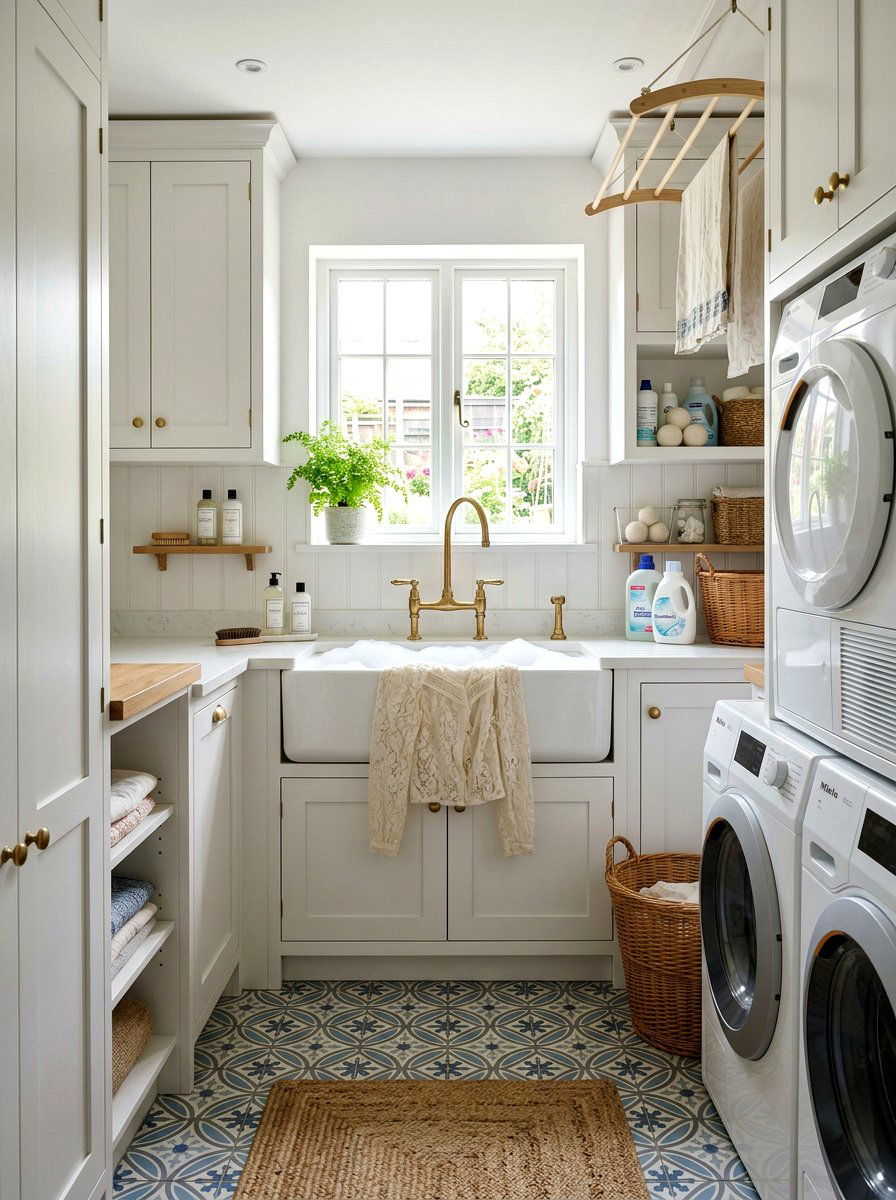 Laundry room soaking sink - 30 friction maxxing home ideas