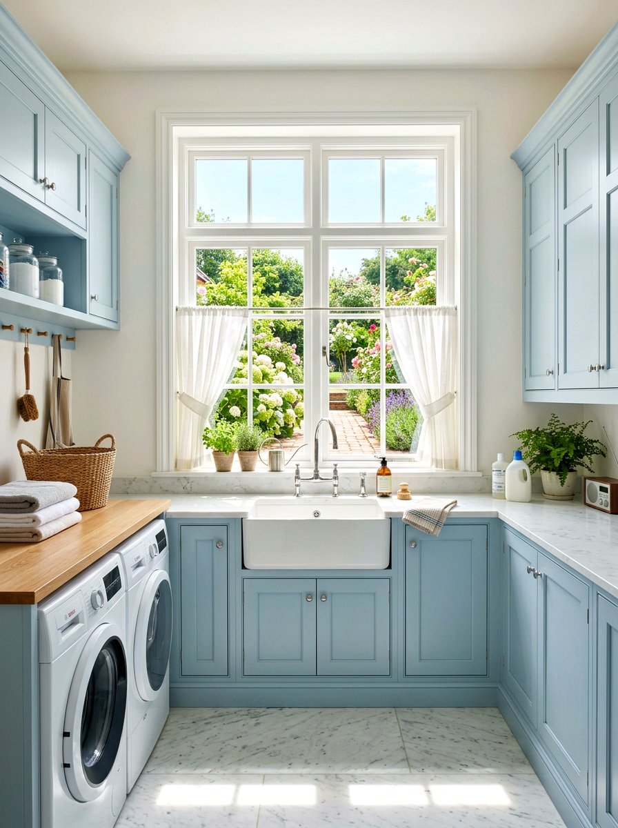 Laundry room window - 30 laundry room ideas