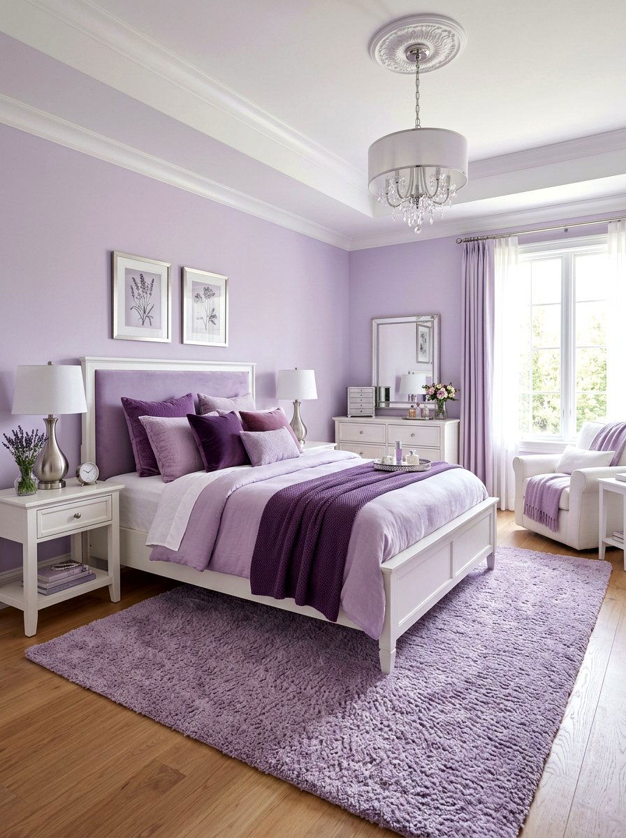 Lavender Bedroom - 30 tween girl bedroom ideas