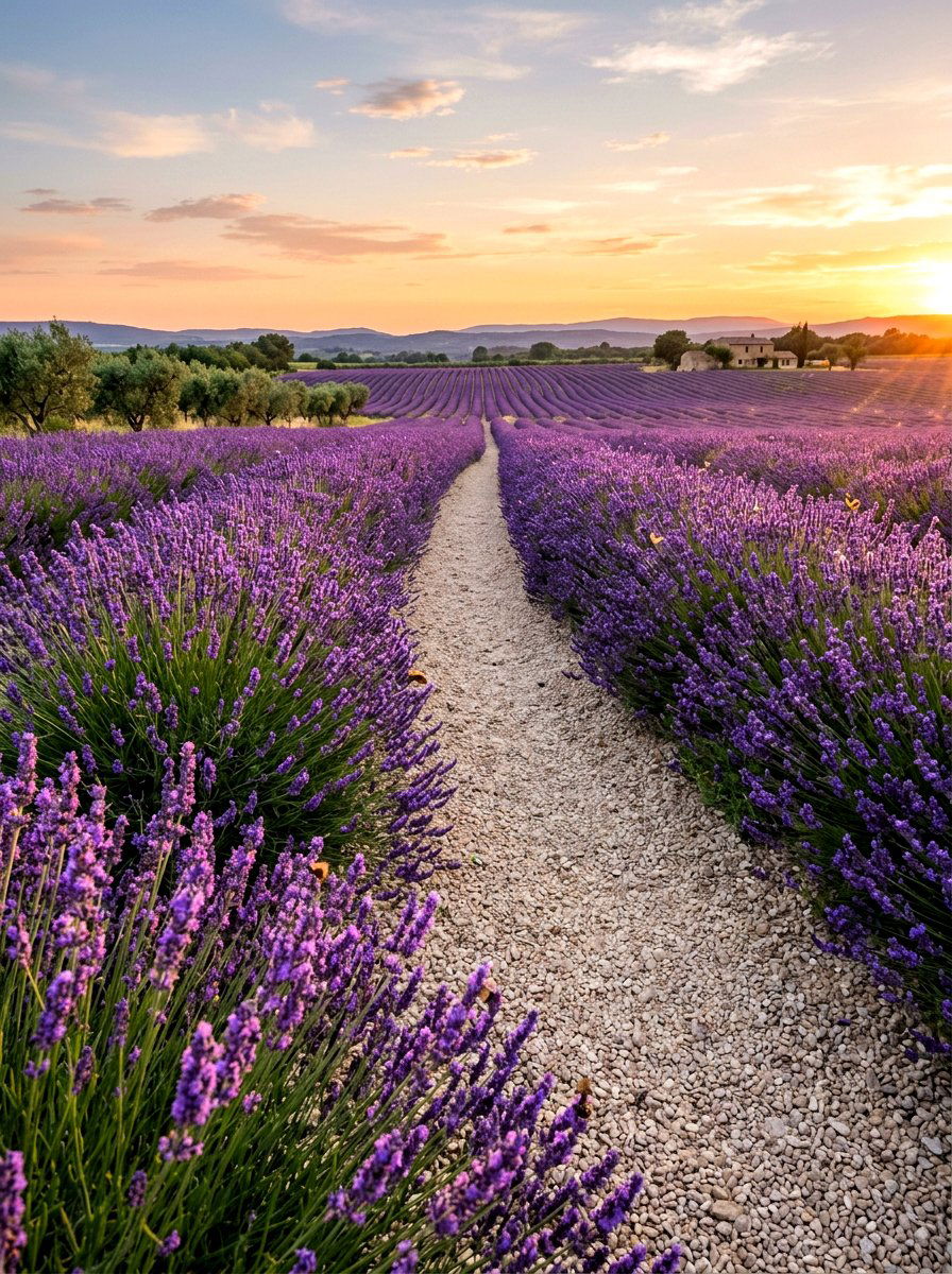Lavender Border - 30 cottage landscaping ideas
