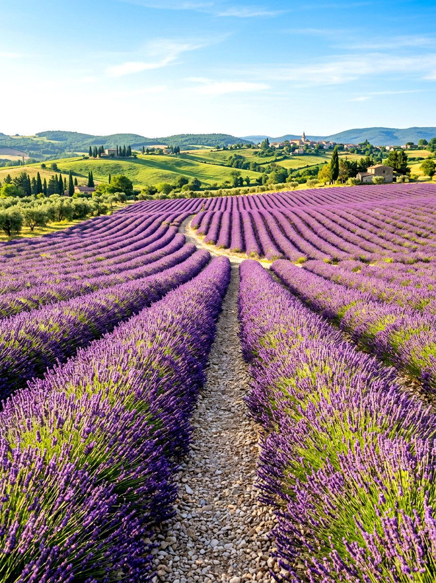 Lavender Field - 30 xeriscape garden ideas