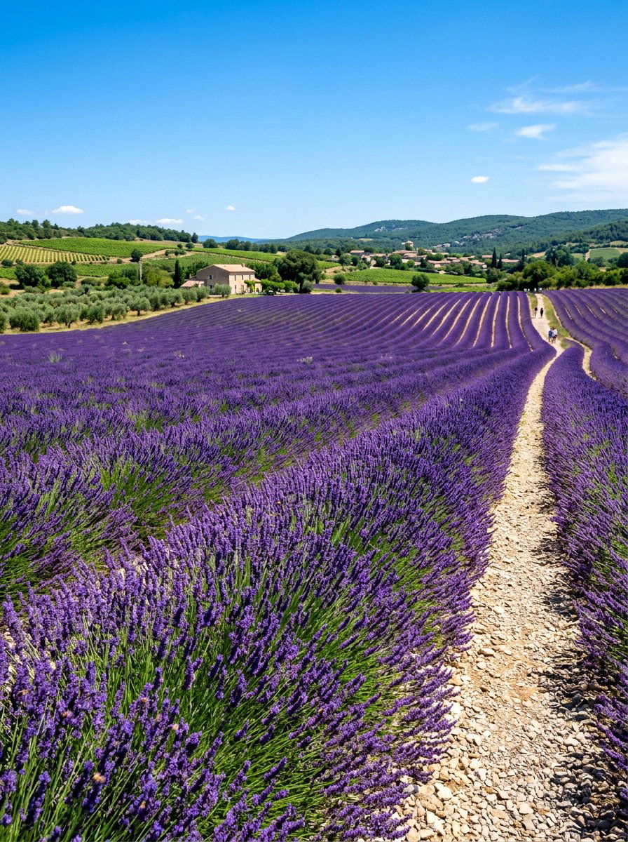 Lavender Field - 30 healing backyard garden ideas