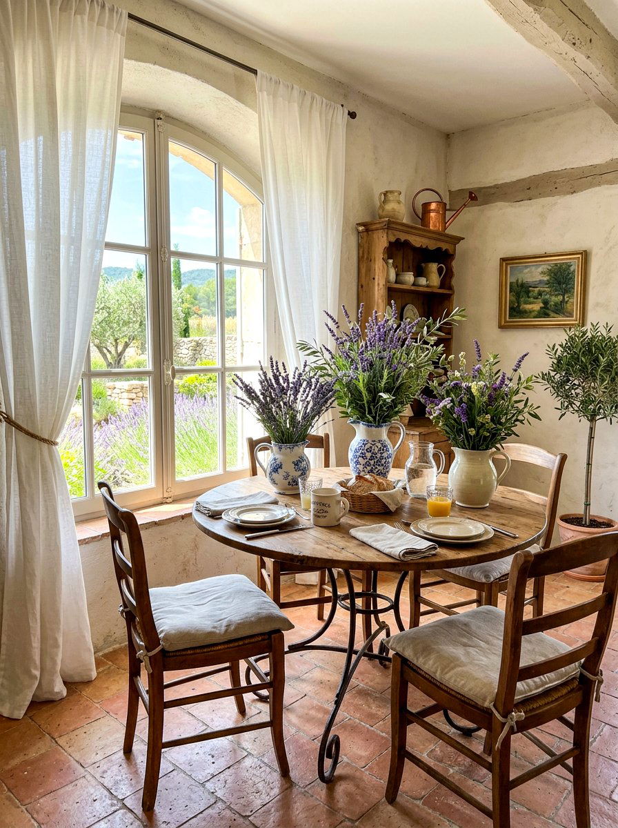 Lavender Flower Arrangement - 30 french country decor ideas