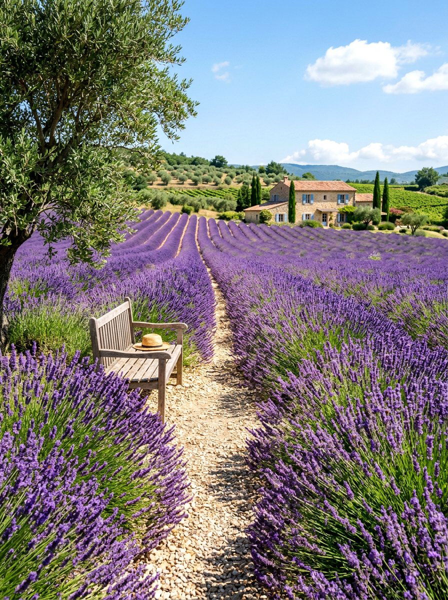 Lavender Garden - 30 drought tolerant landscaping ideas