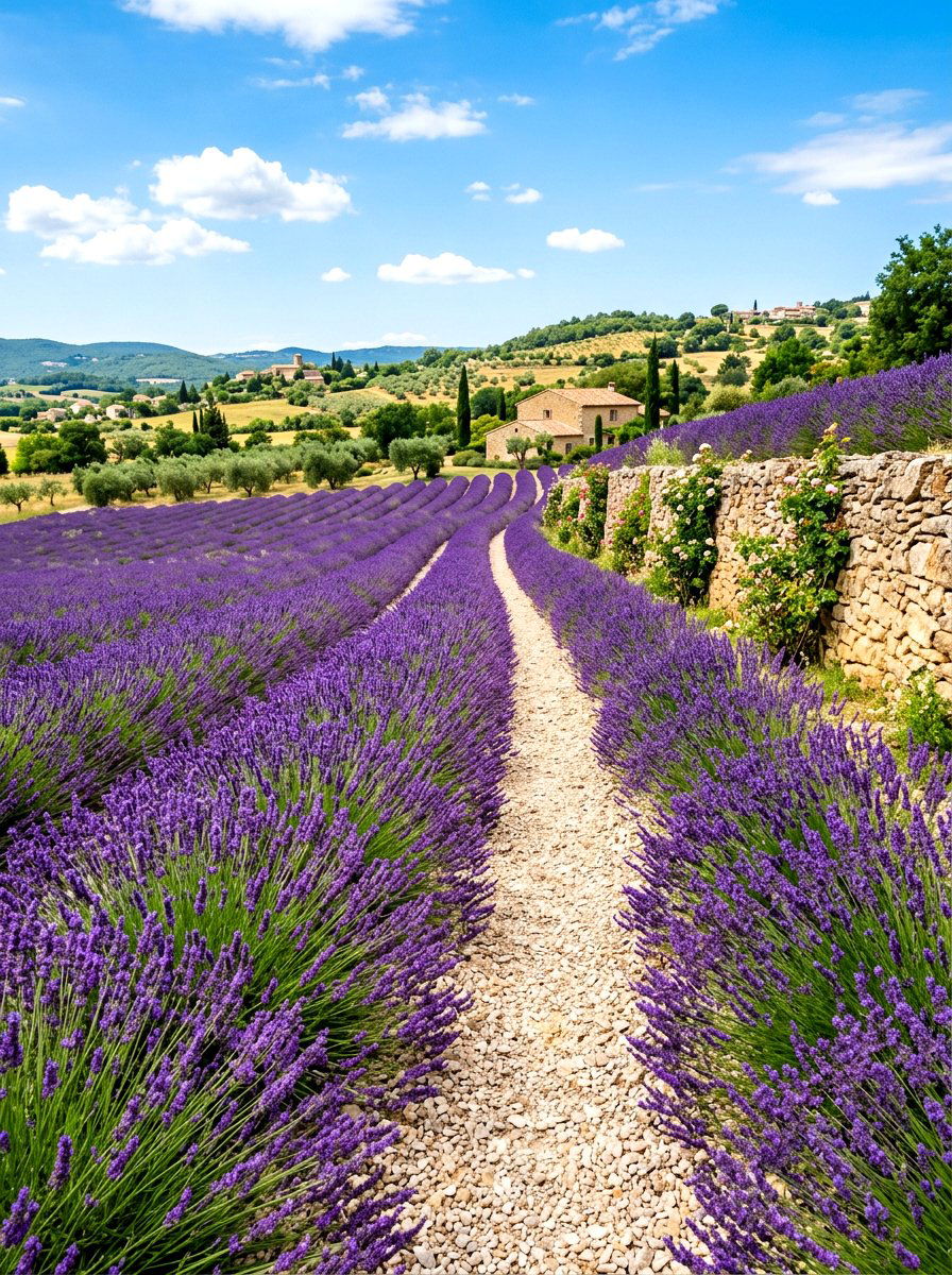 Lavender Garden - 30 low water backyard ideas