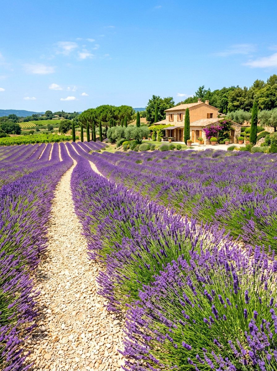 Lavender Garden - 30 front lawn alternative ideas