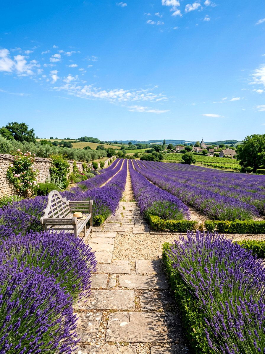 Lavender Garden - 30 bee friendly garden ideas