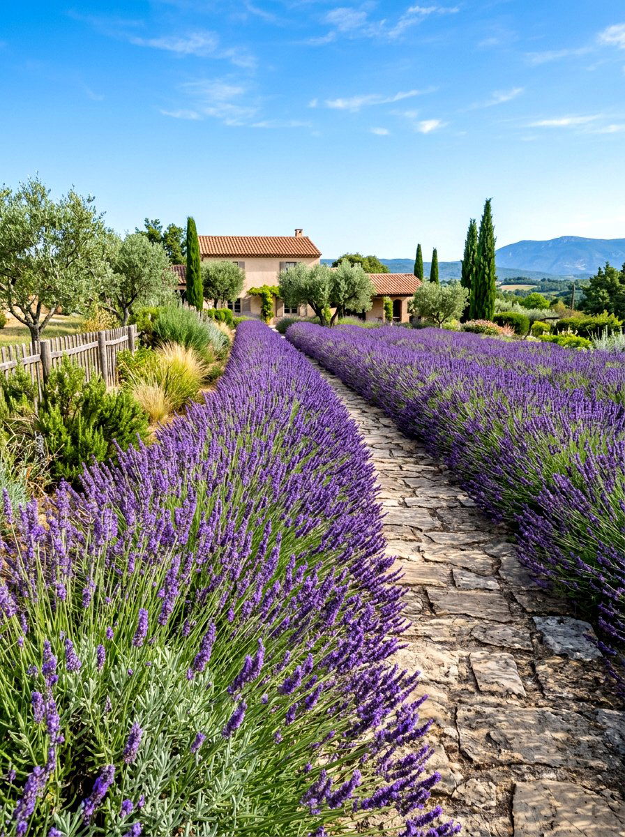 Lavender Planting Scheme - 30 Mediterranean garden ideas