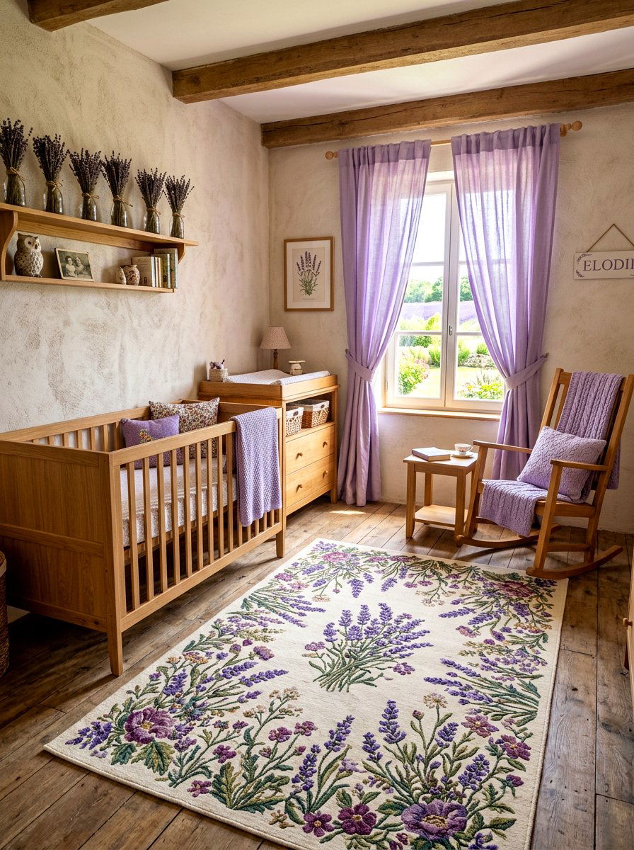 Lavender Provence Nursery Decor - 30 French nursery decor ideas