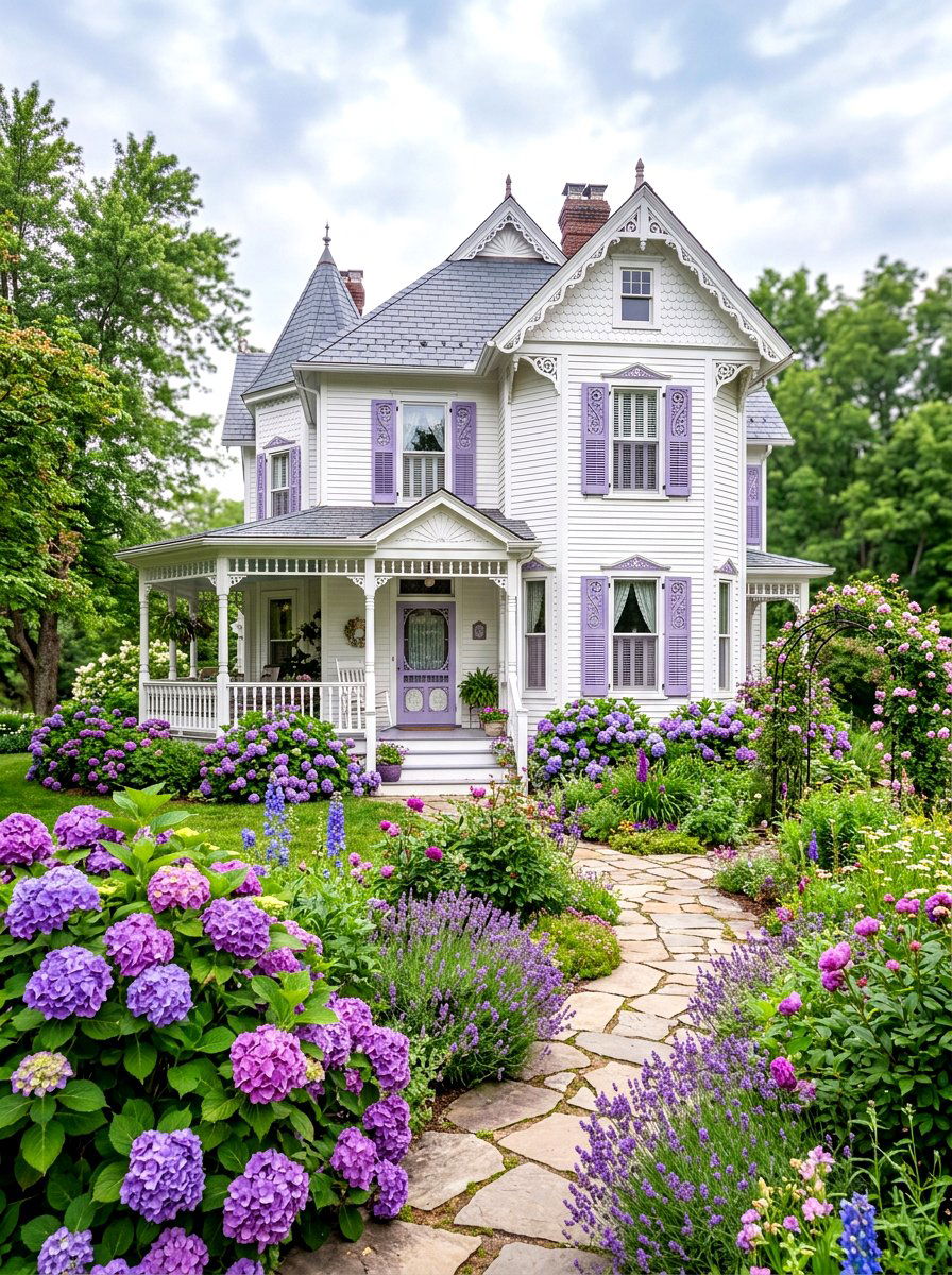Lavender Shutters - 30 shutters color ideas