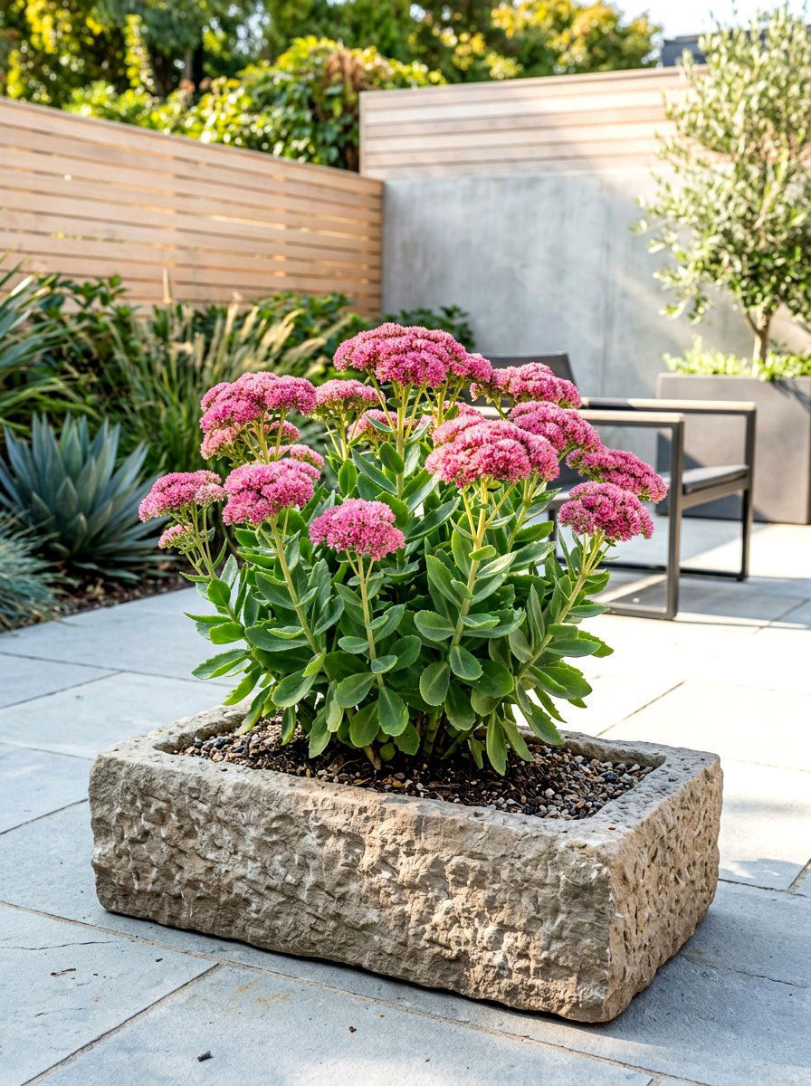 Lavender flower garden border - 30 sunny flower bed ideas