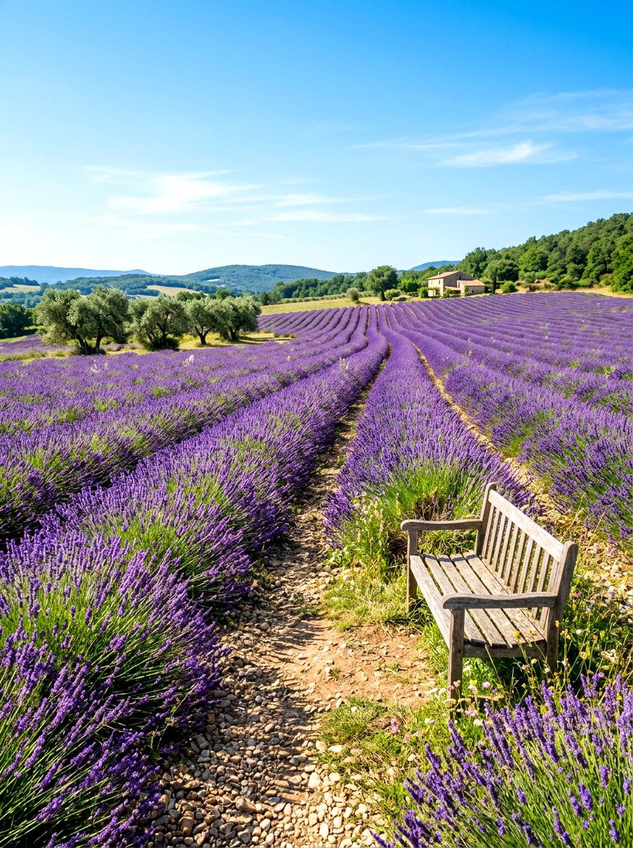 Lavender garden - 30 sensory garden ideas