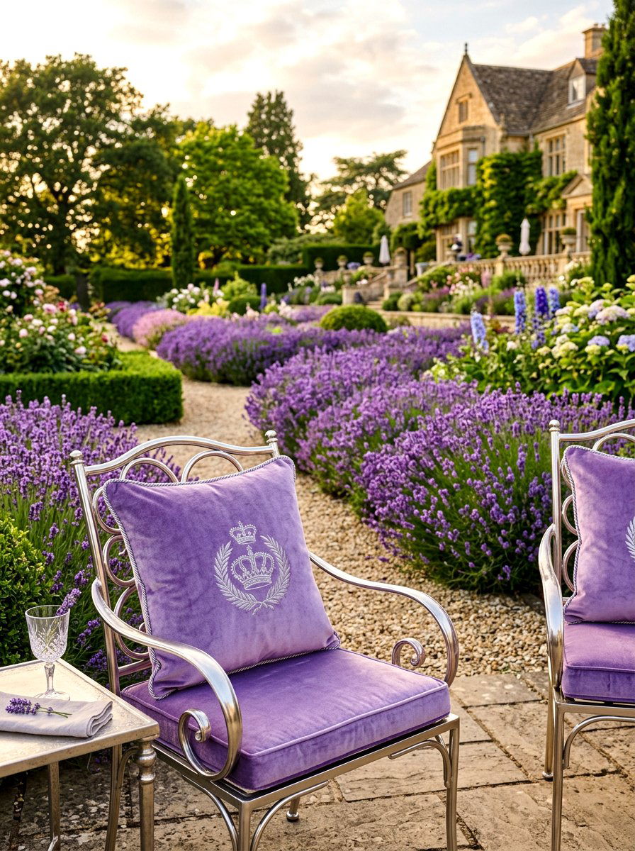 Lavender purple velvet outdoor pillow - 30 outdoor throw pillow ideas
