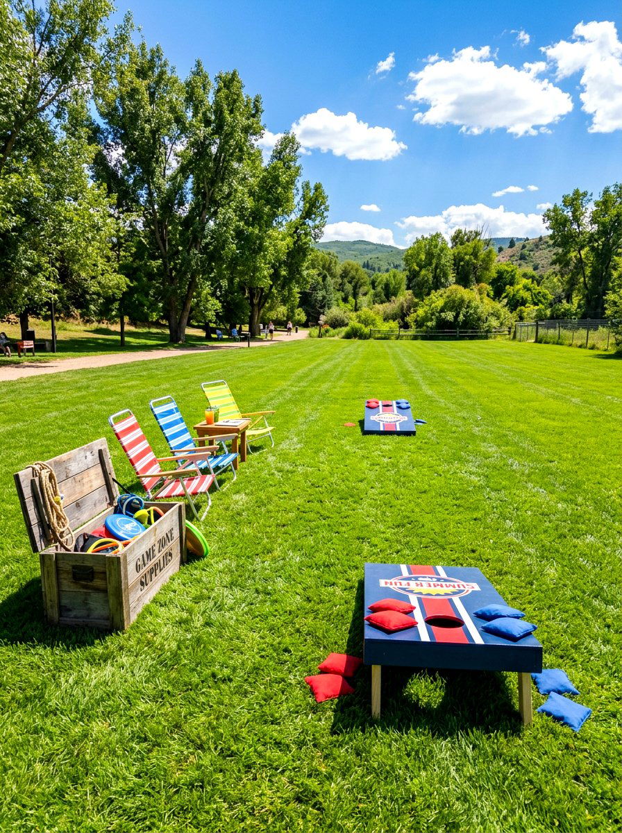 Lawn Game Zone - 30 backyard zoning ideas