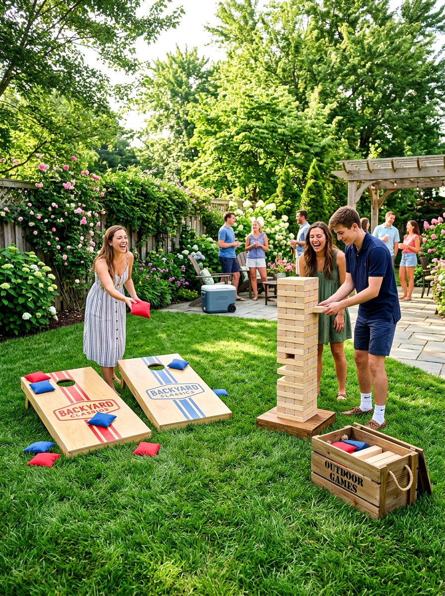 Lawn Games - 30 family cookout backyard ideas