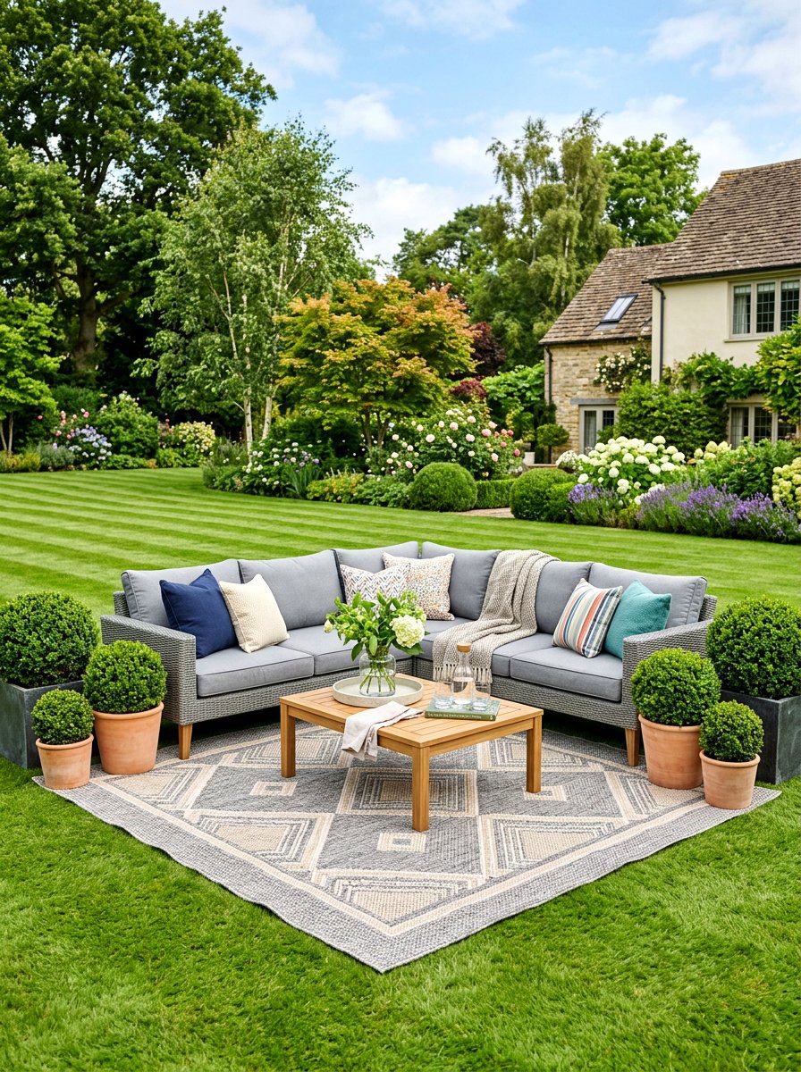 Lawn lounge - 30 backyard date night ideas