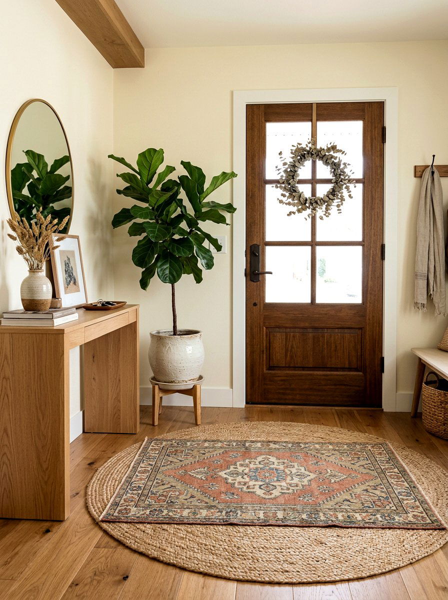 30 foyer rug ideas To Anchor Your Space And Add Instant Charm