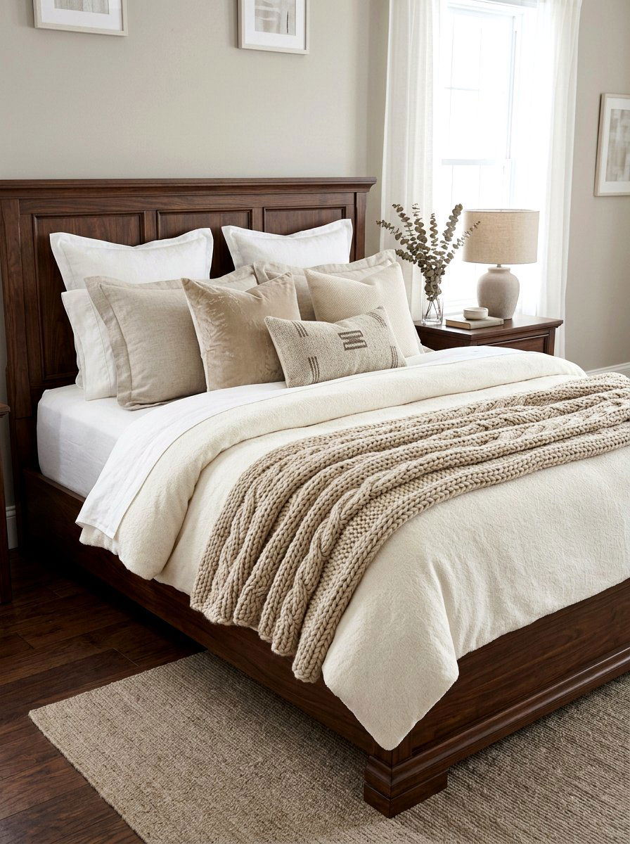 Layered Luxury Bedding Set - 30 five star suite bedroom ideas