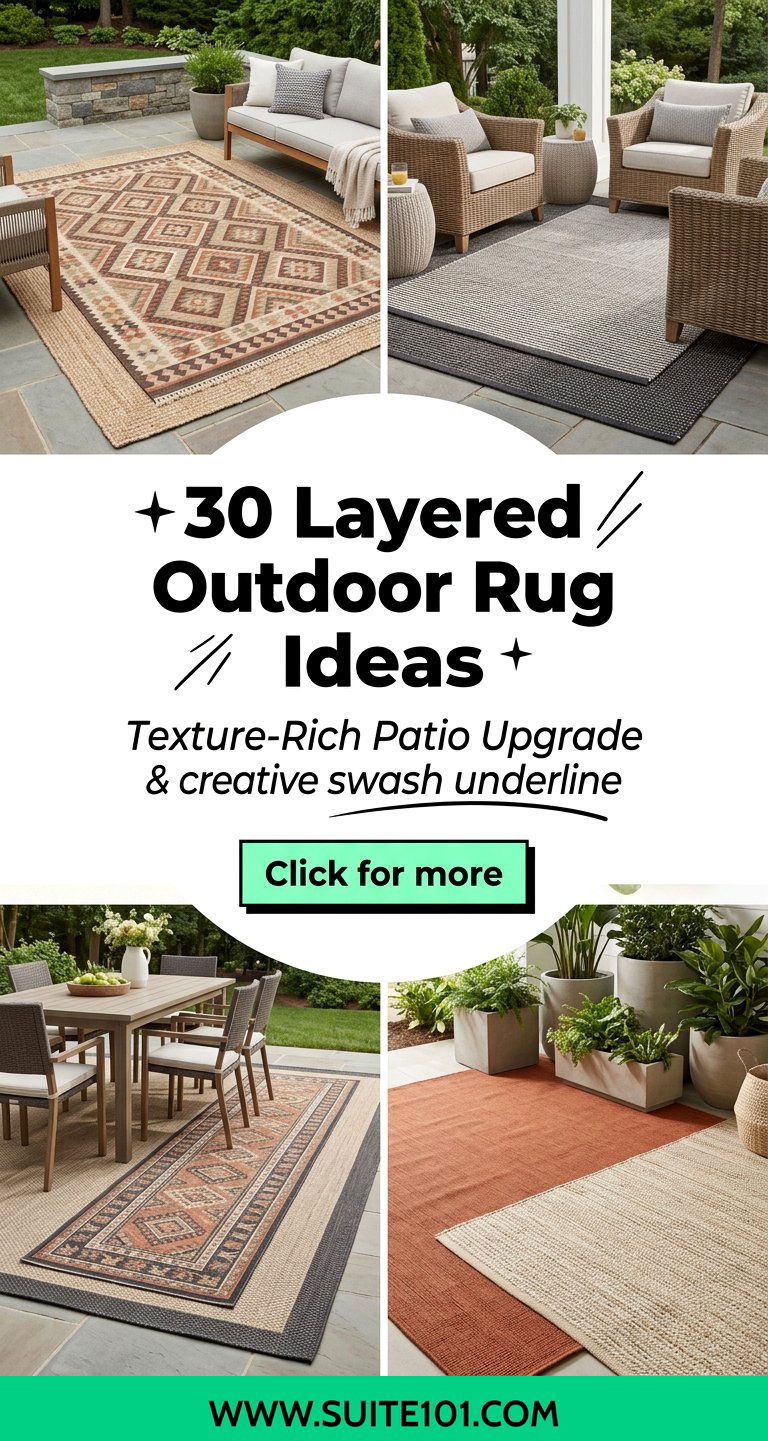 Layered Outdoor Rug Ideas 30 Texture-Rich Style Boosters - Layered Outdoor Rug Ideas: 30 Texture-Rich Style Boosters