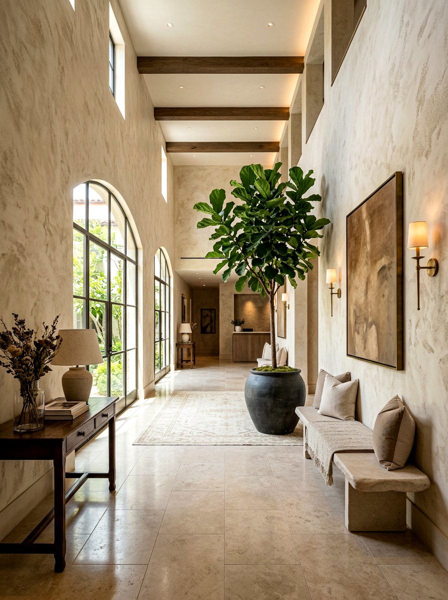 Layered Plaster Texture - 30 plaster wall ideas
