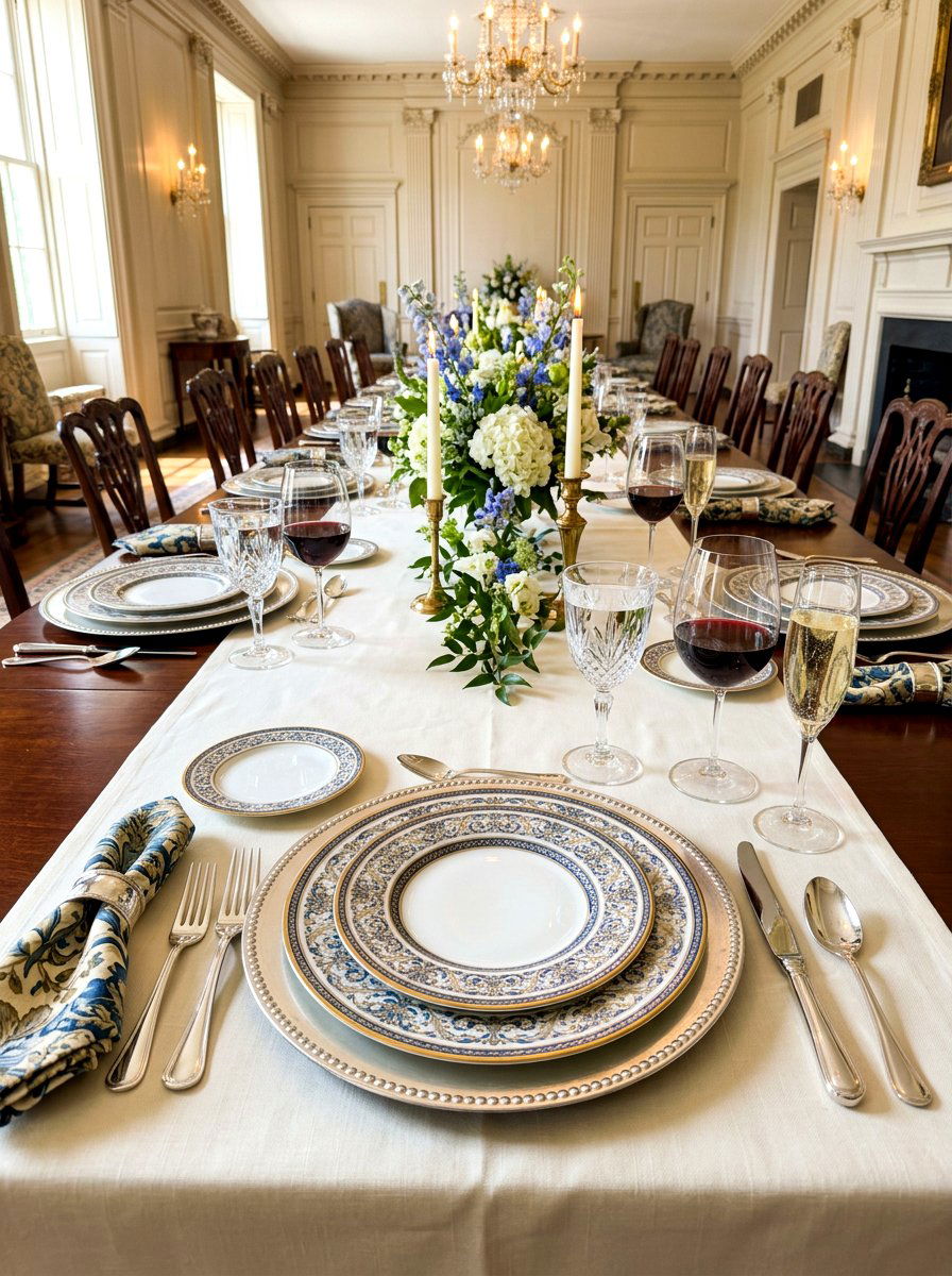 Layered Plate - 30 formal table setting ideas