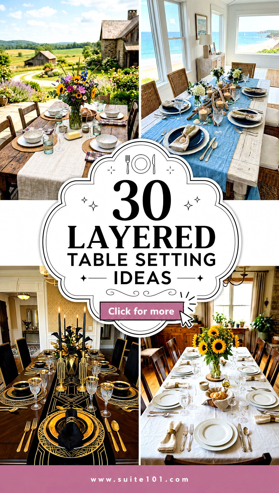 Layered Table Setting Ideas 30 Easy Styling Upgrades Today - Layered Table Setting Ideas: 30 Easy Styling Upgrades Today