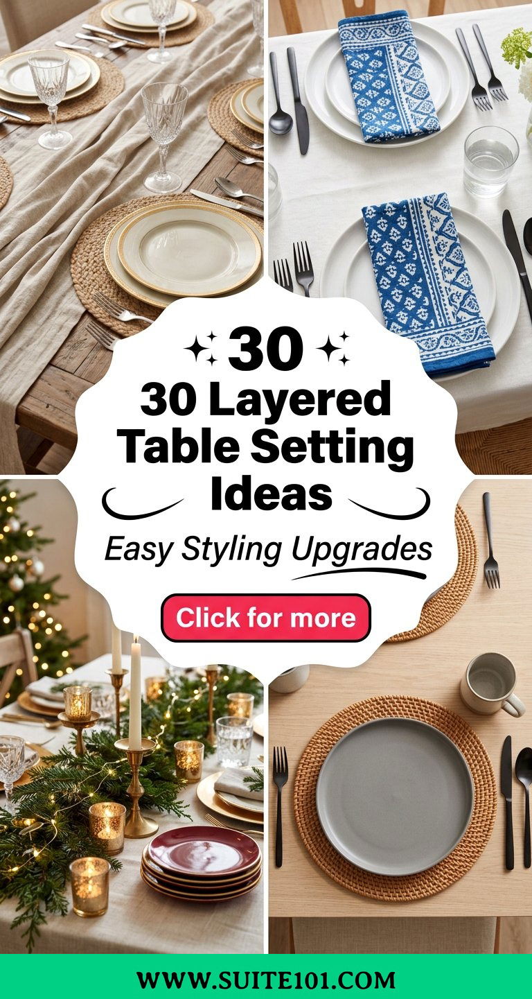Layered Table Setting Ideas 30 Easy Styling Upgrades Today - Layered Table Setting Ideas: 30 Easy Styling Upgrades Today