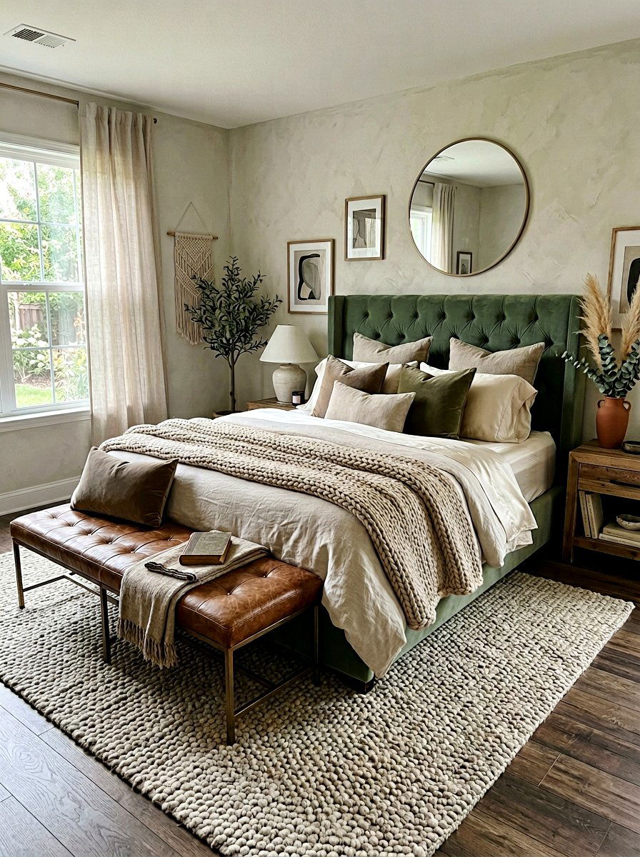 Layered Texture Eclectic Bedroom - 30 eclectic bedroom ideas