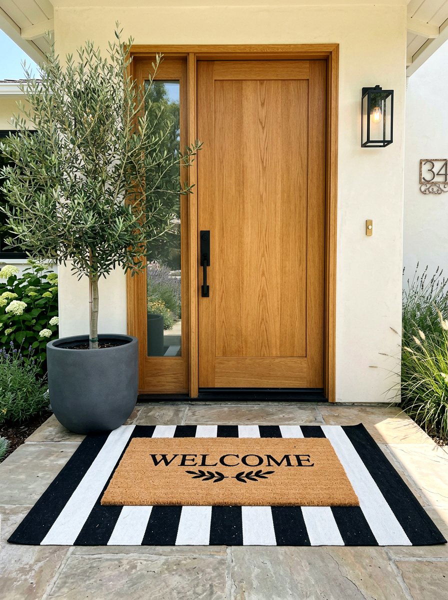 Layered Welcome Mat