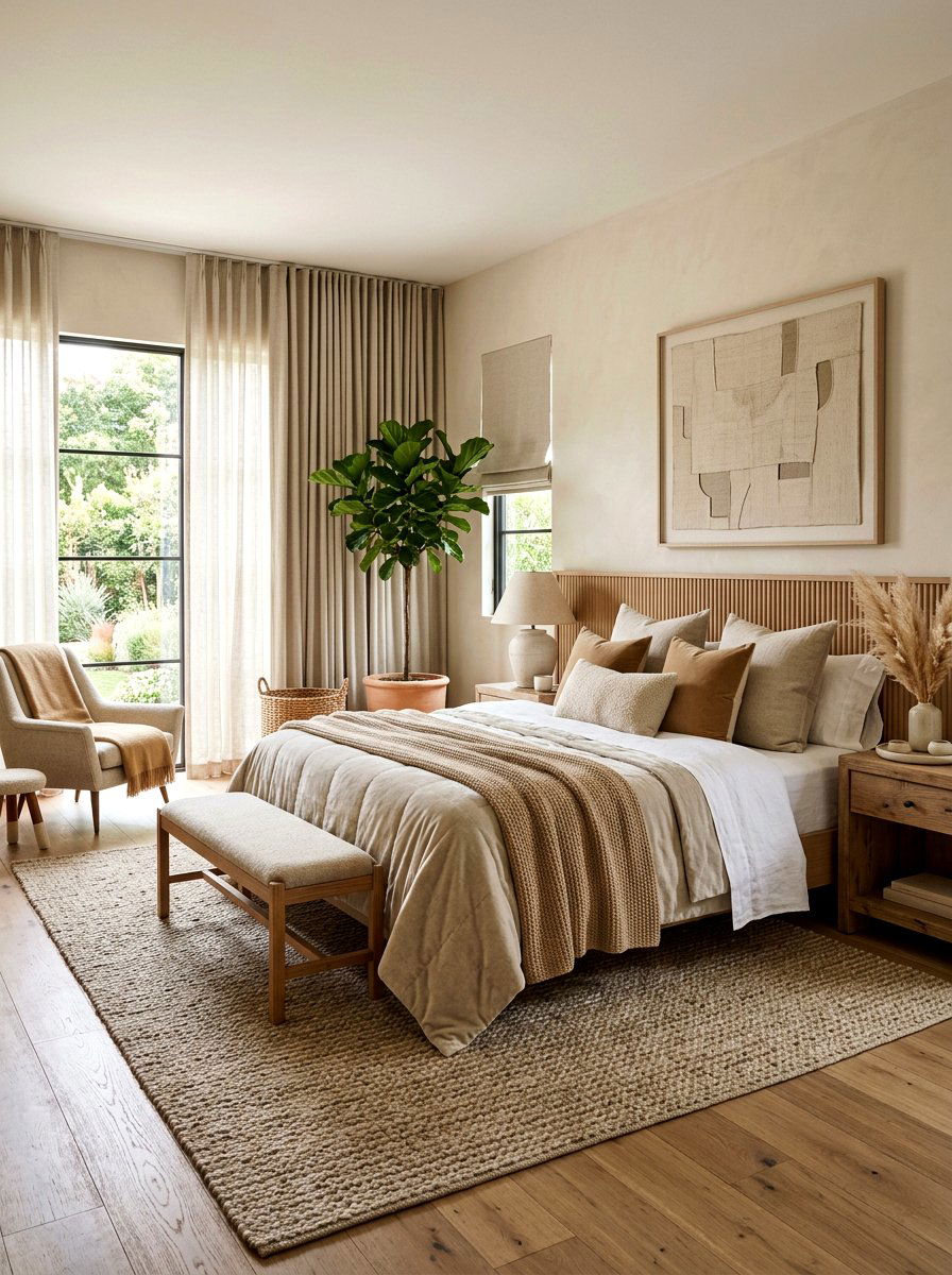 Layers of textures - 30 pillowy bed styling ideas