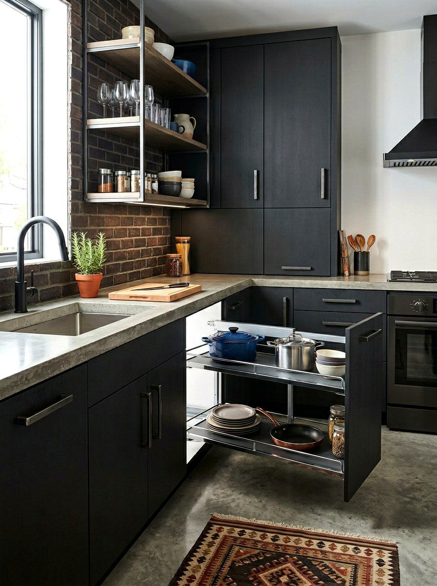 LeMans Blind Corner Pull Out - 30 blind corner cabinet ideas